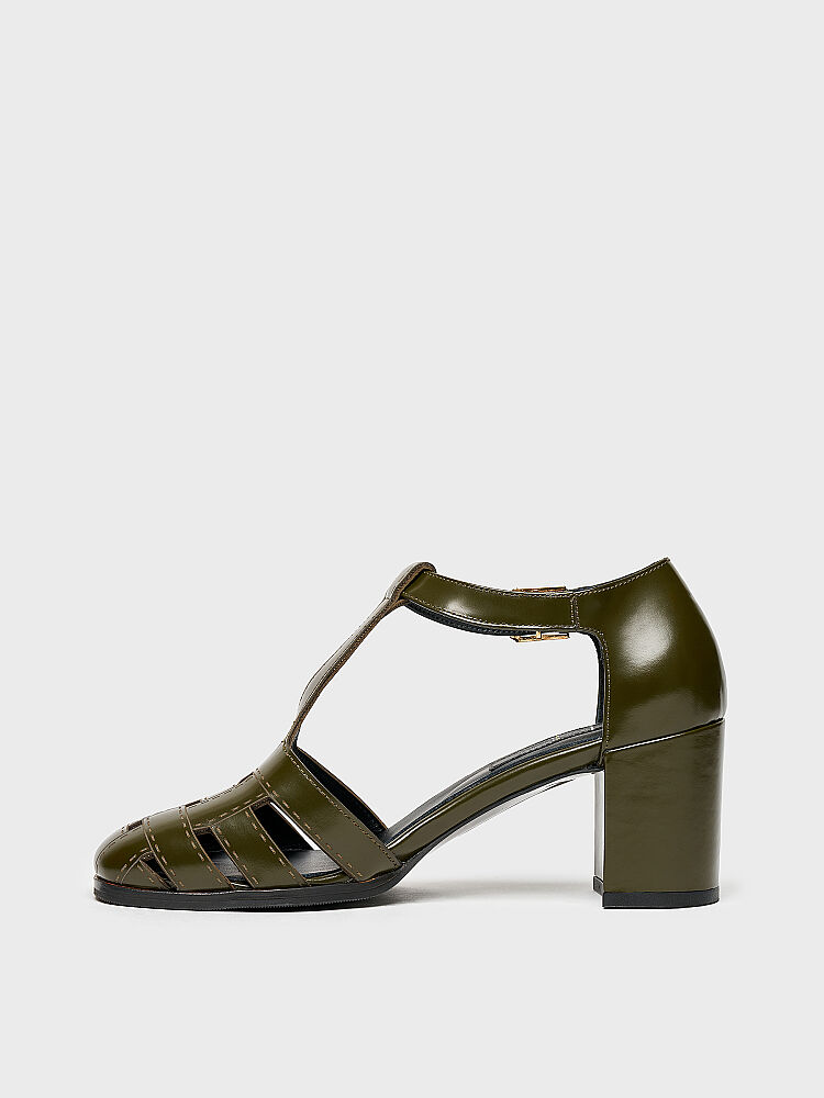 30142 KADIN TOPUKLU AYAKKABI YEŞİL - 3