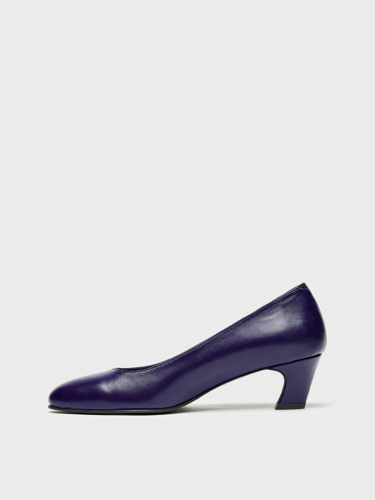 30144 KADIN TOPUKLU AYAKKABI MOR - 3