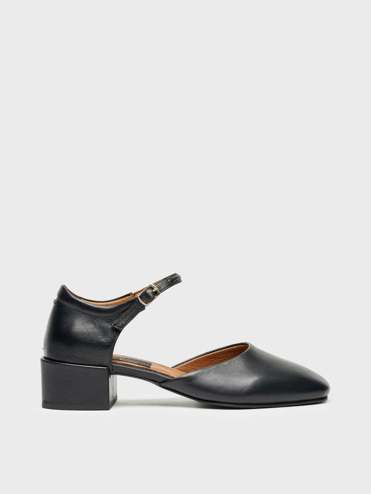 30145 KADIN TOPUKLU AYAKKABI SİYAH - 1