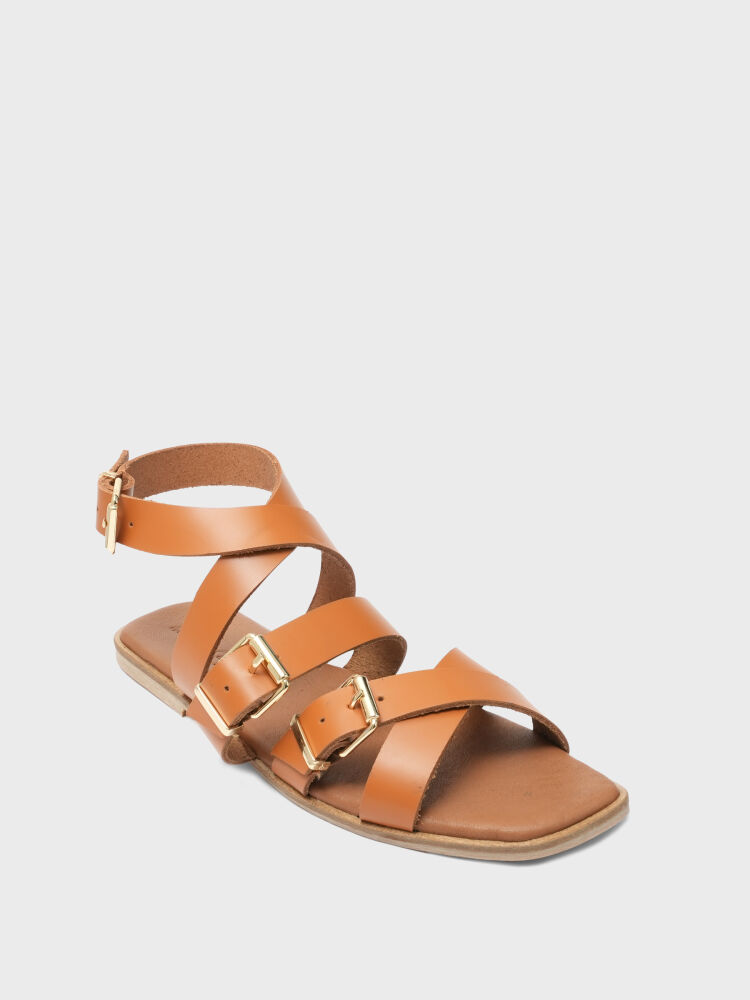 35106 KADIN SANDALET TABA - 2