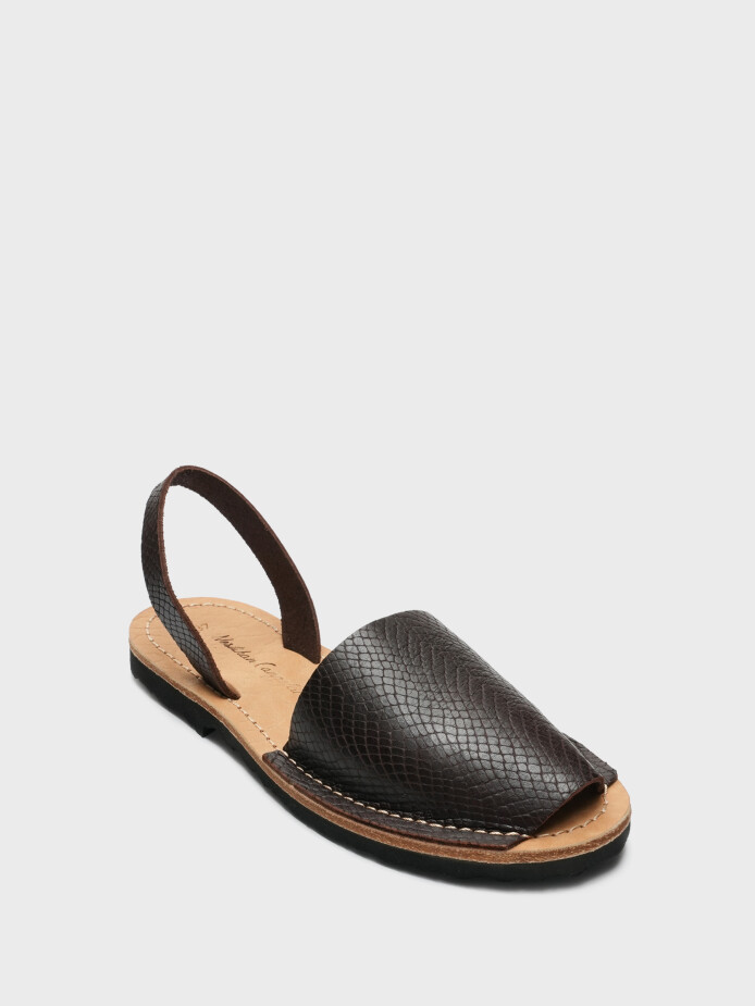 35117 KADIN SANDALET KAHVE - (1)