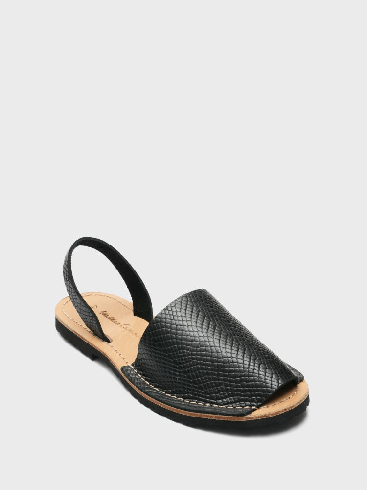 35117 KADIN SANDALET SİYAH - 2