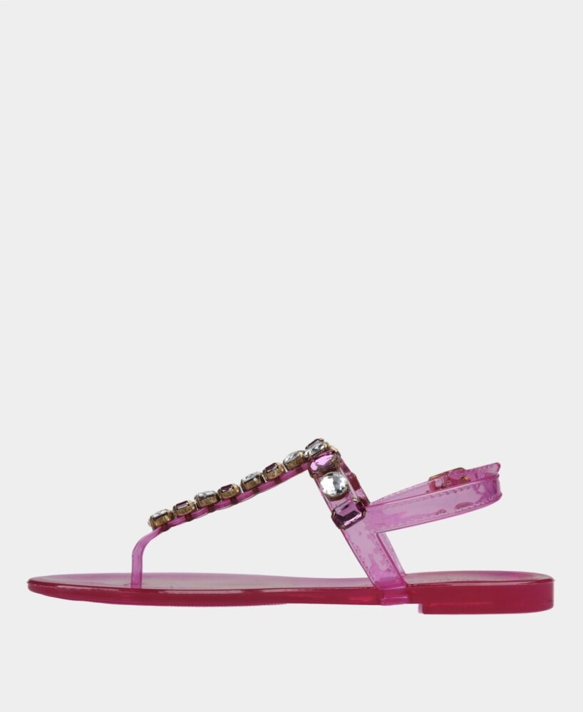 35127 KADIN SANDALET FUŞYA - 3