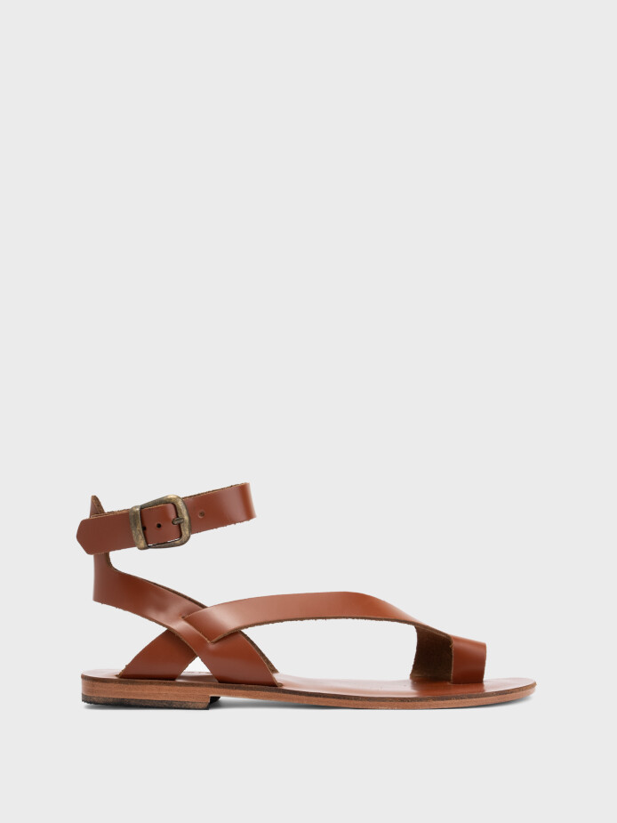 35140 KADIN SANDALET TABA - 