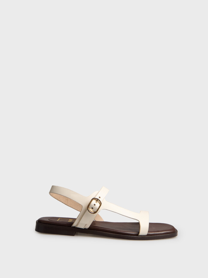 35149 KADIN SANDALET BEYAZ - 