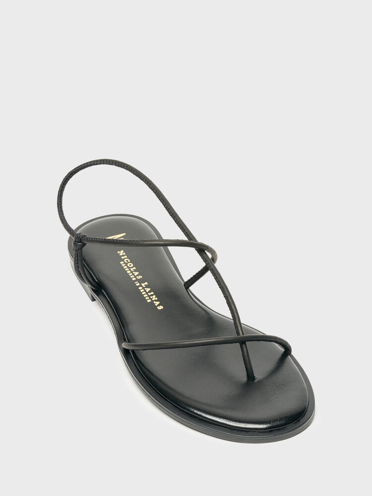 35162 KADIN SANDALET SİYAH - 2