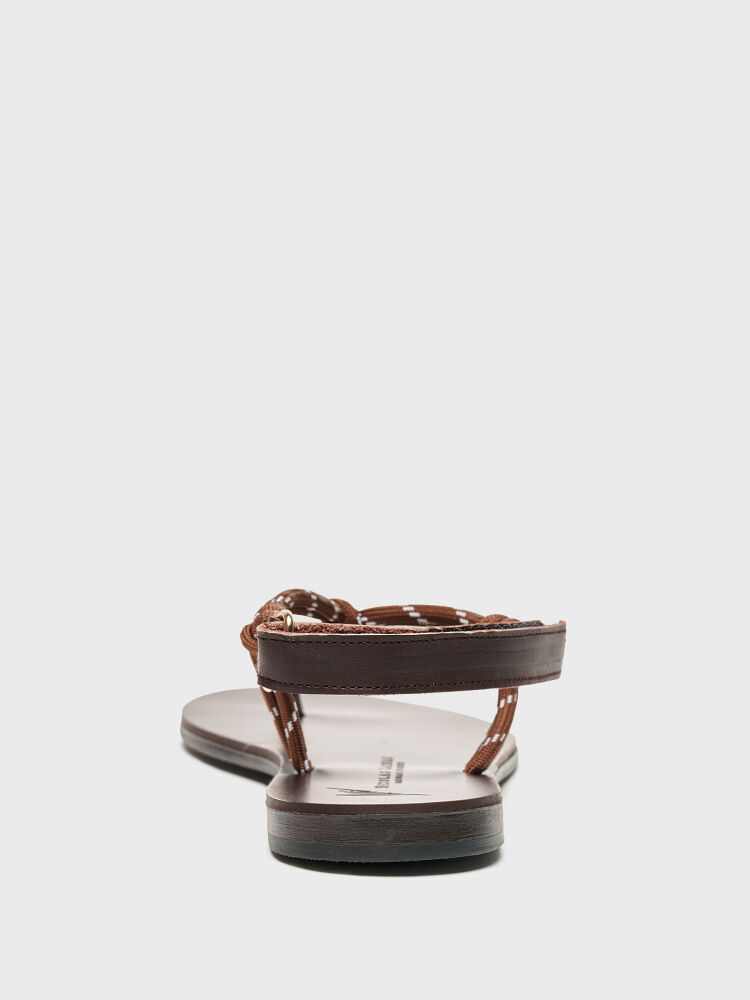 35163 KADIN SANDALET KAHVE - 4