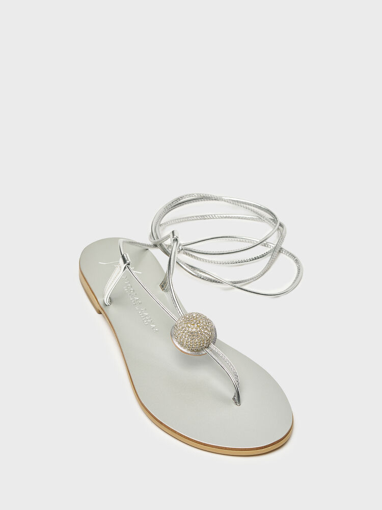 35165 KADIN SANDALET GÜMÜŞ - 2