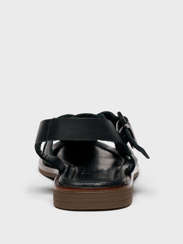 35170 KADIN SANDALET SİYAH - 4