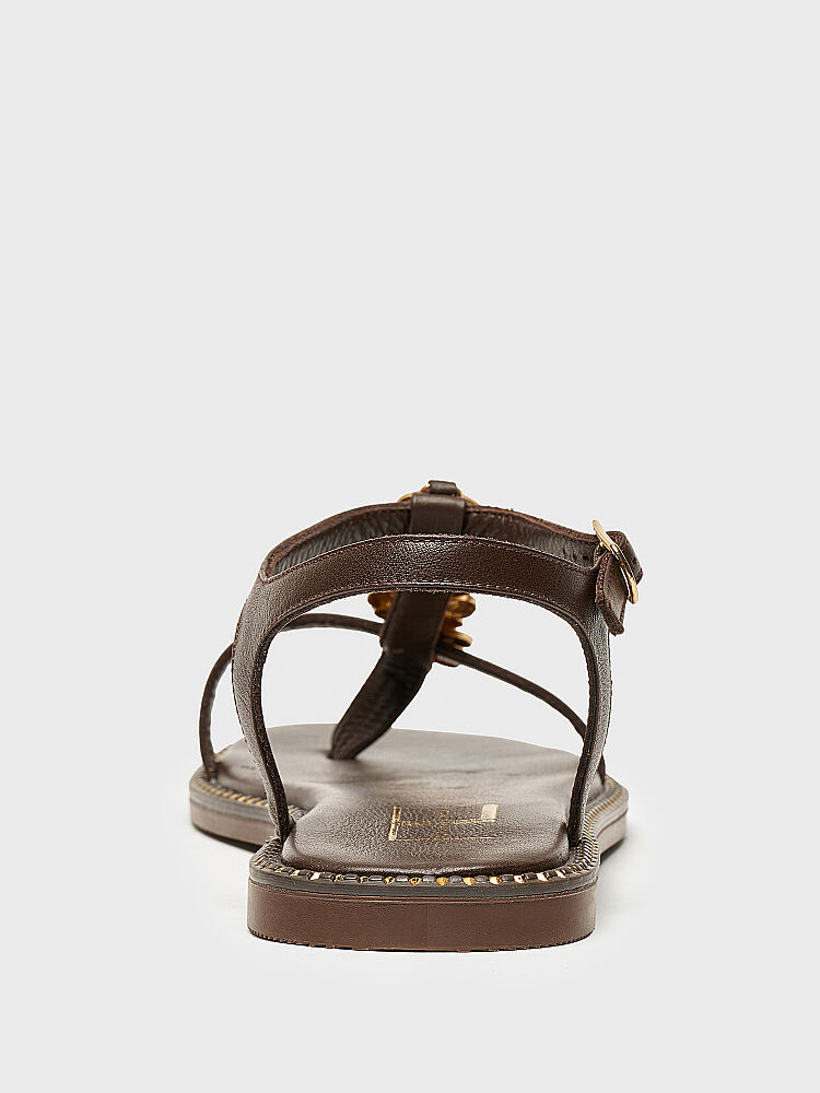 35177 KADIN SANDALET KAHVE - 4