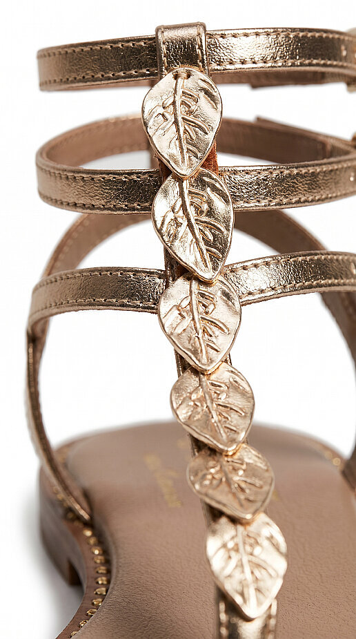 35178 KADIN SANDALET GOLD - (1)