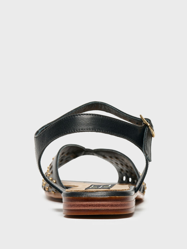 35179 KADIN SANDALET SİYAH - 4