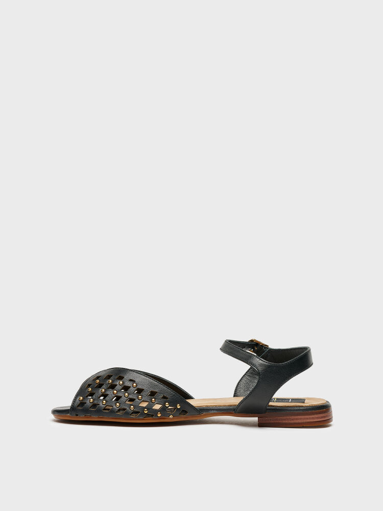 35179 KADIN SANDALET SİYAH - 3
