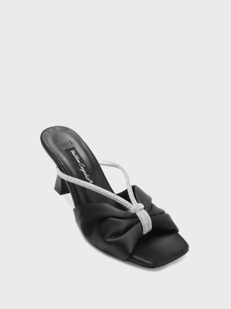 40072 KADIN TERLİK SİYAH SATEN - 2