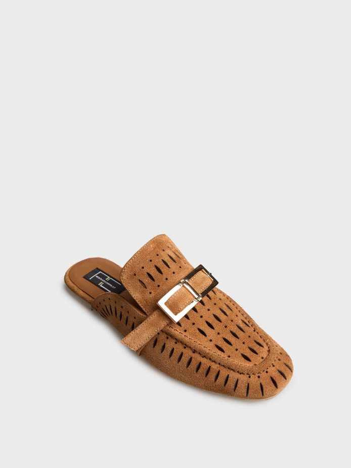 40105 KADIN TERLİK TABA SÜET - (1)