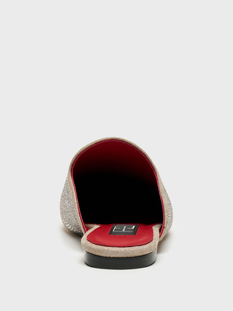 40113 KADIN TERLİK BEJ SÜET - 4