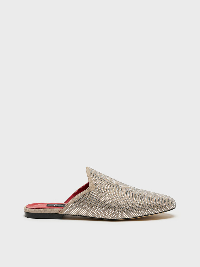 40113 KADIN TERLİK BEJ SÜET 