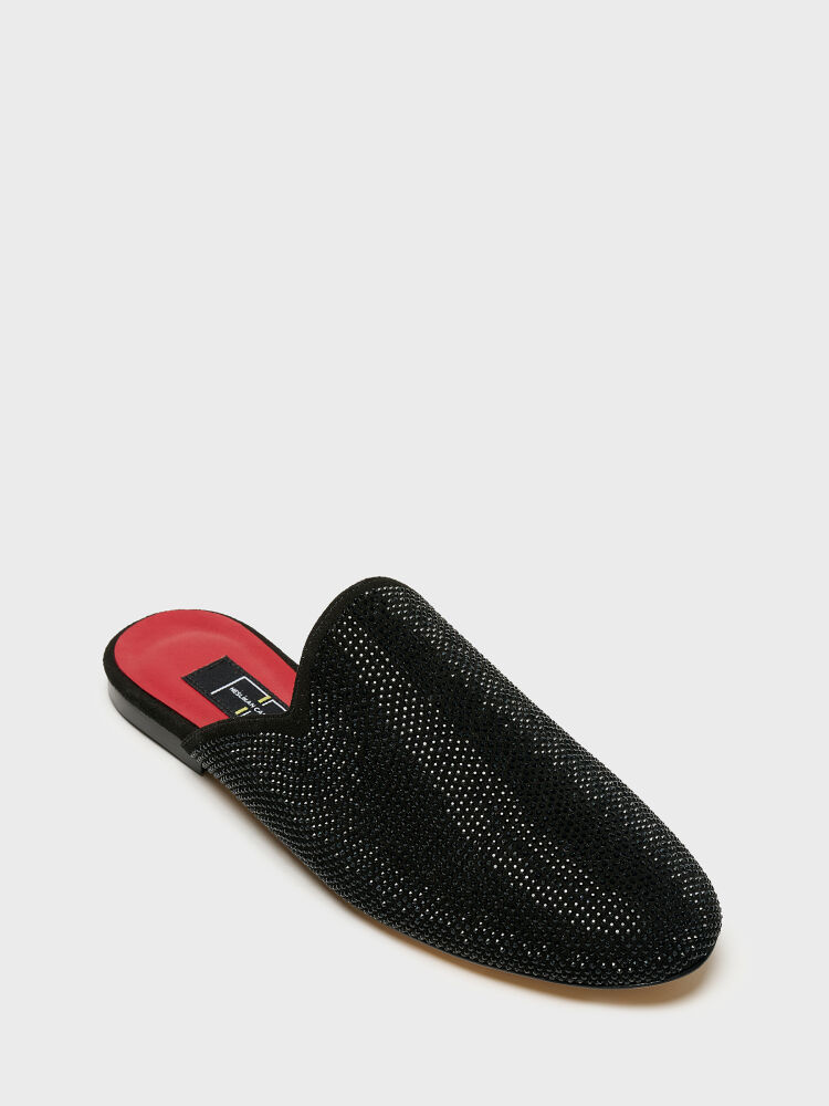 40113 KADIN TERLİK SİYAH SÜET - 2