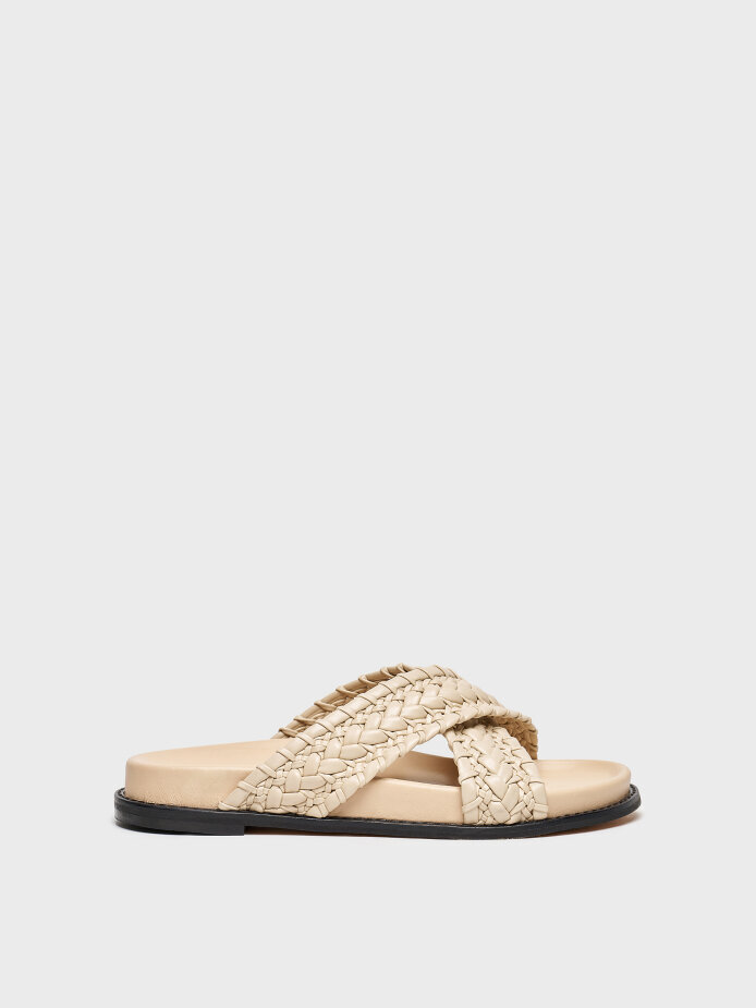 40117 KADIN TERLİK KREM ÖRGÜ 