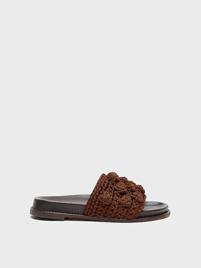 40118 KADIN TERLİK KAHVE KUMAŞ 