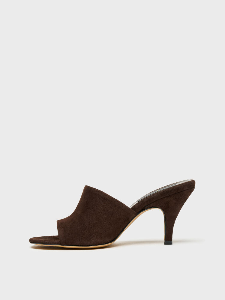 40127 KADIN TOPUKLU TERLİK KAHVE SÜET - 3