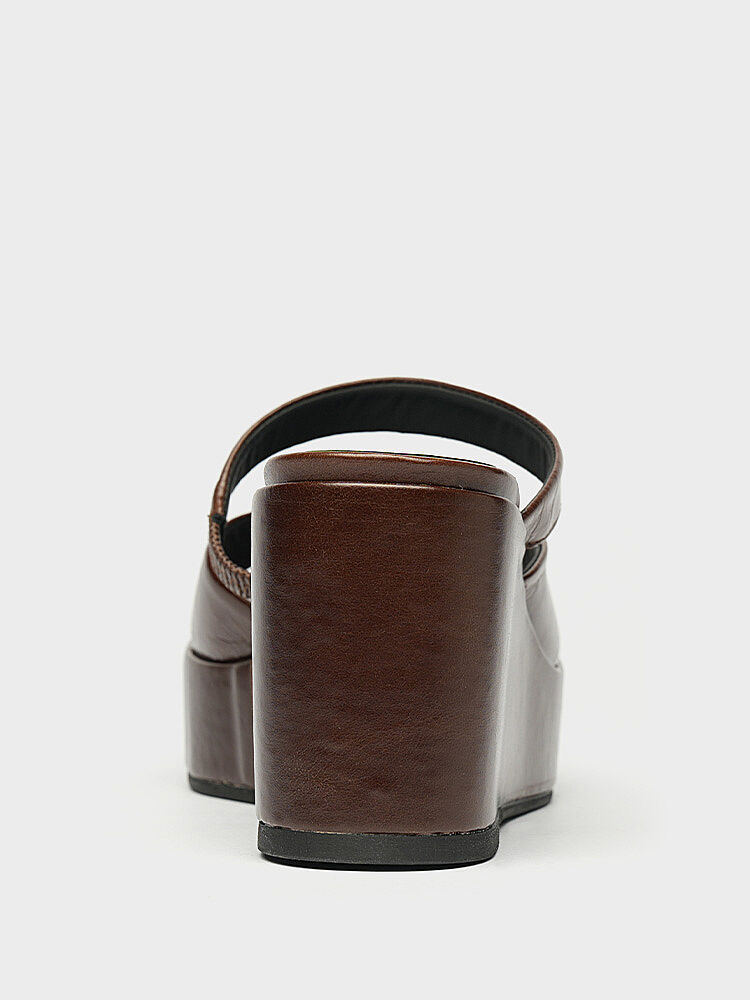 40128 KADIN TOPUKLU TERLİK KAHVE - 4