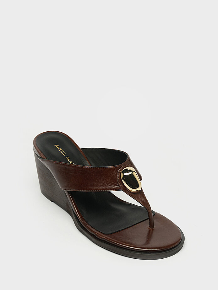 40129 KADIN TOPUKLU TERLİK KAHVE - (1)