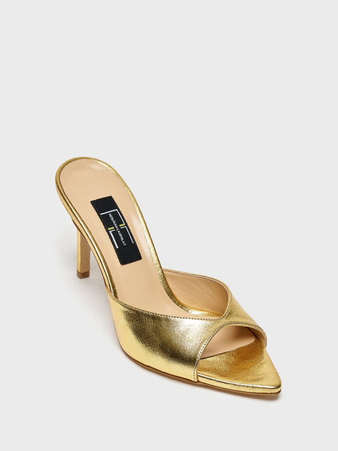 40131 KADIN TERLİK GOLD DERİ - (1)