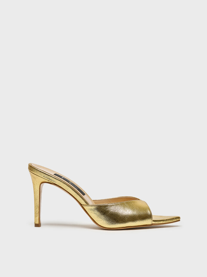 40131 KADIN TERLİK GOLD DERİ 