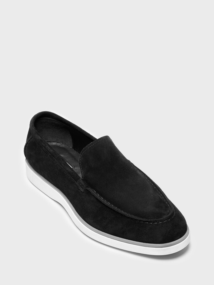 50233 ERKEK AYAKKABI SİYAH SÜET - (1)