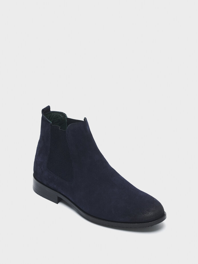 50244 ERKEK BOT LACİVERT SÜET - (1)