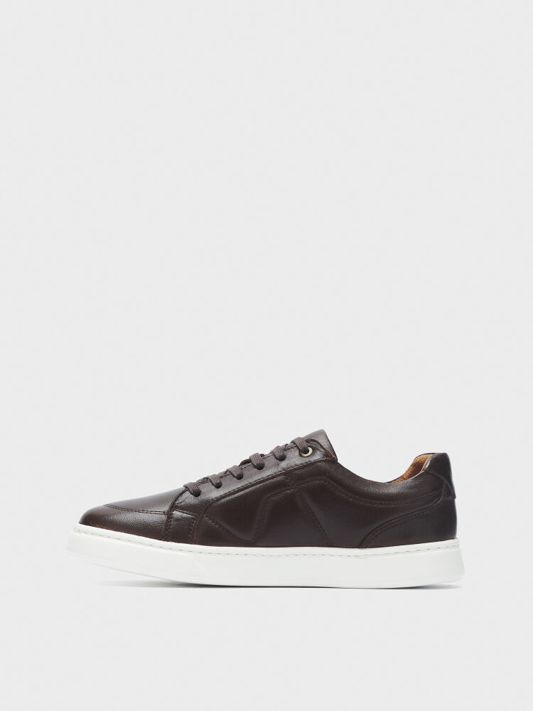50245 ERKEK SNEAKER AYAKKABI KAHVE - 3