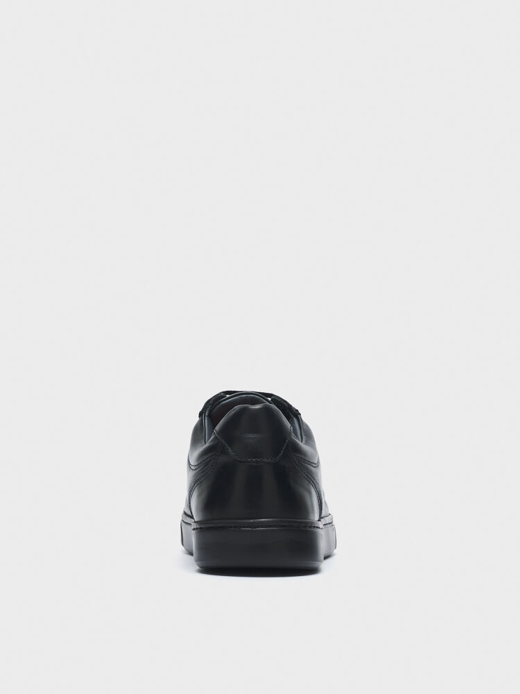 50245 ERKEK SNEAKER AYAKKABI SİYAH - 4