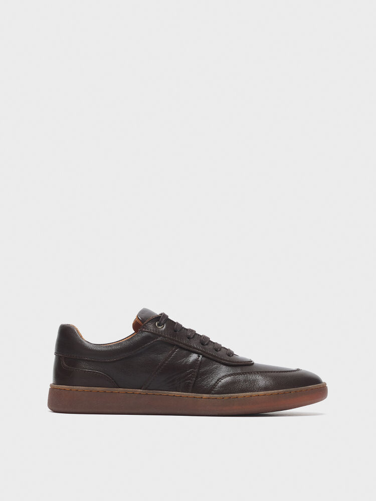 50246 ERKEK AYAKKABI SNEAKER KAHVE - 1