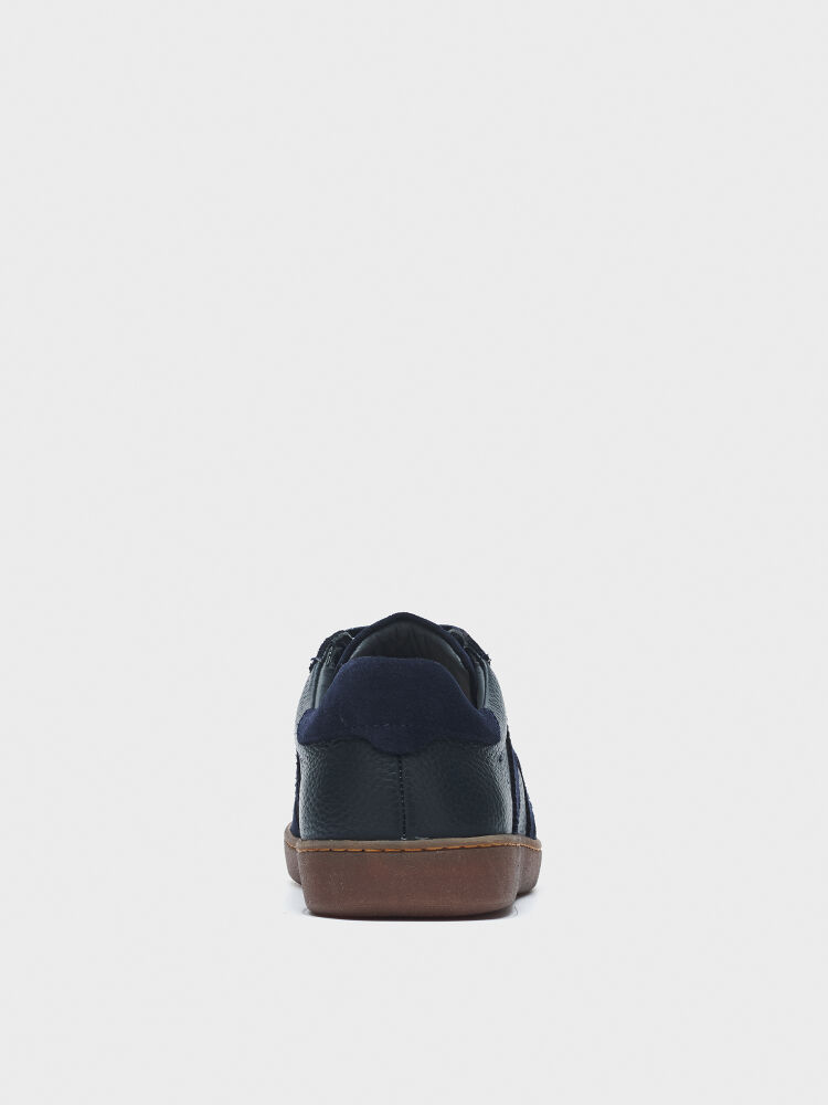 50247 ERKEK AYAKKABI SNEAKER LACİVERT SÜET - 4
