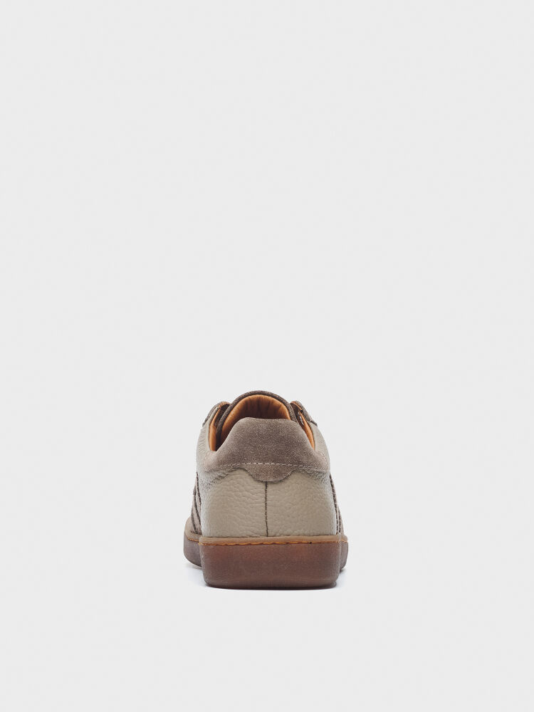 50247 ERKEK AYAKKABI SNEAKER VİZON SÜET - 4