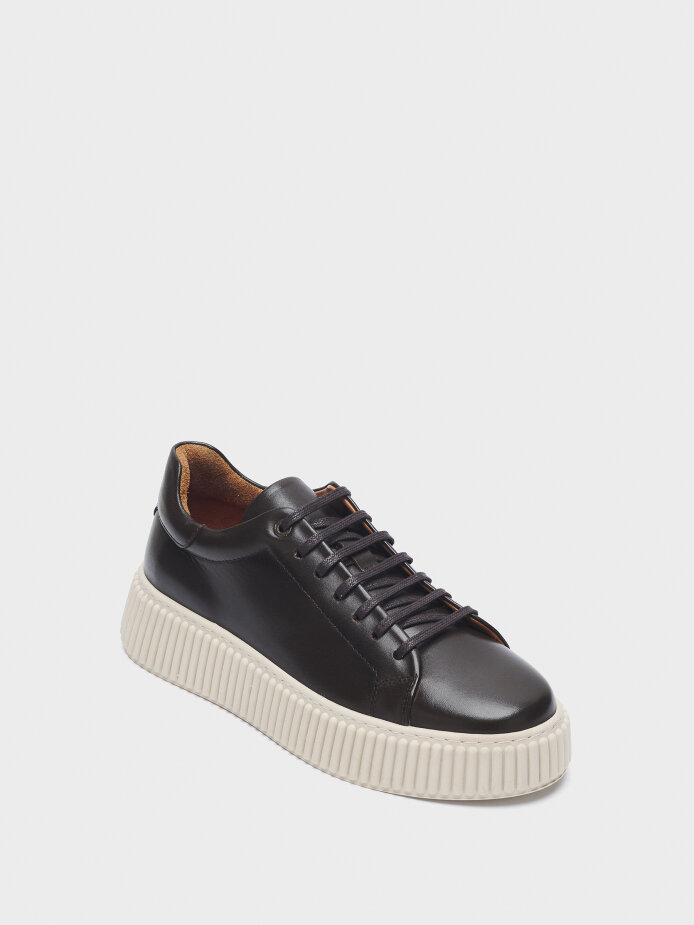 50248 ERKEK SNEAKER AYAKKABI KAHVE - (1)