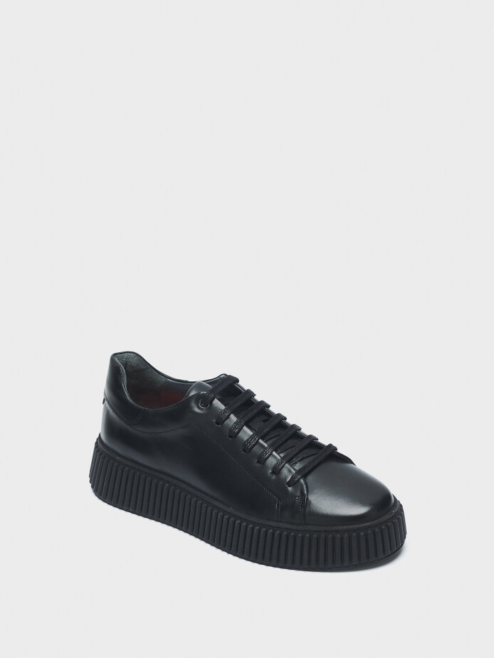 50248 ERKEK SNEAKER AYAKKABI SİYAH - (1)