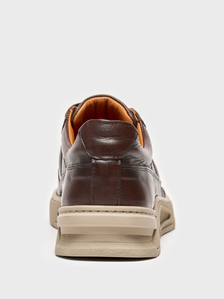 50250 ERKEK SNEAKER AYAKKABI KAHVE - 4