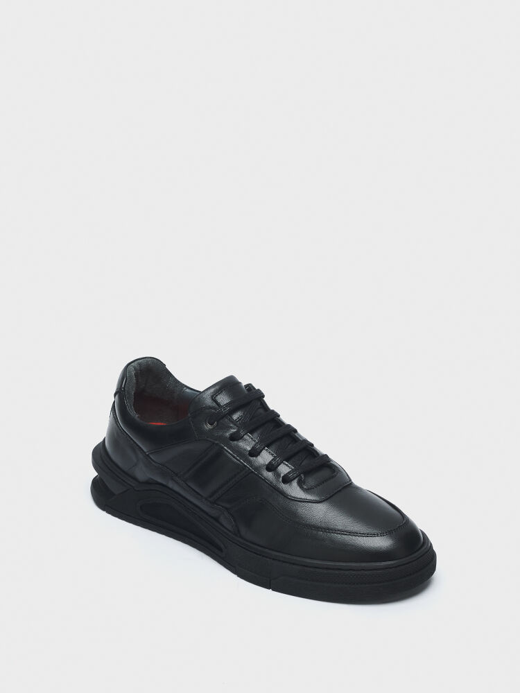 50250 ERKEK SNEAKER AYAKKABI SİYAH - 2