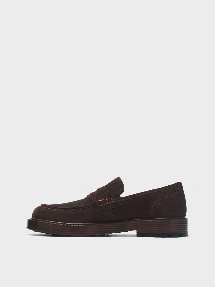 50251 ERKEK AYAKKABI LOAFER KAHVE SÜET - 3