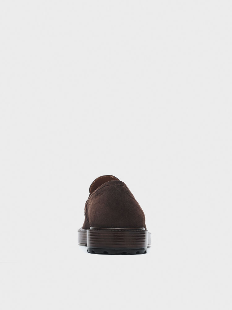 50251 ERKEK AYAKKABI LOAFER KAHVE SÜET - 4