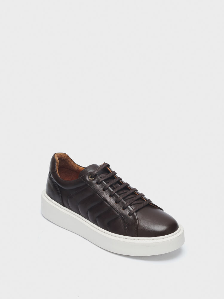 50255 ERKEK AYAKKABI SNEAKER KAHVE - 2