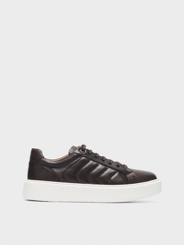 50255 ERKEK AYAKKABI SNEAKER KAHVE - 1
