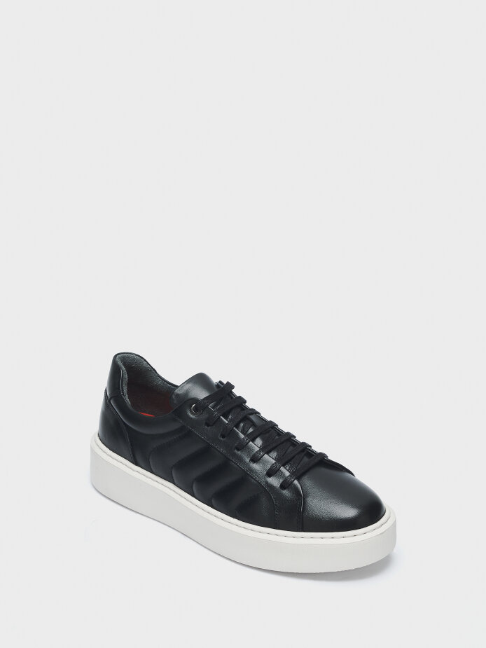 50255 ERKEK AYAKKABI SNEAKER SİYAH - (1)