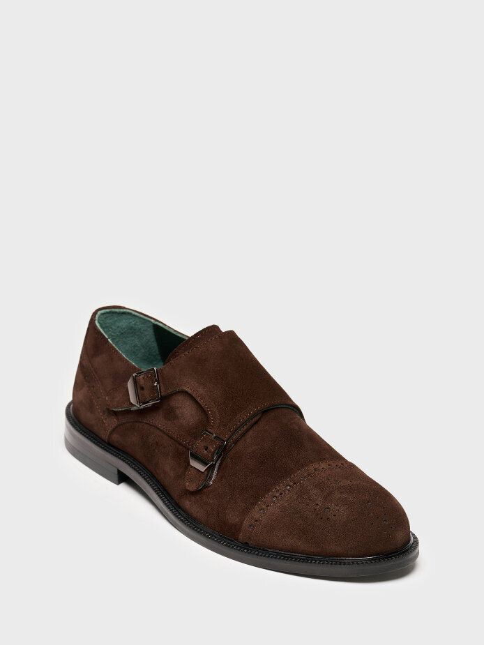 50257 ERKEK AYAKKABI LOAFER KAHVE SÜET - (1)