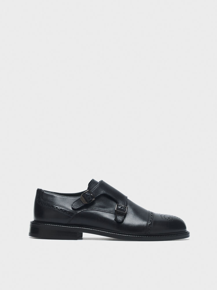 50257 ERKEK AYAKKABI LOAFER LACİVERT DERİ - 1