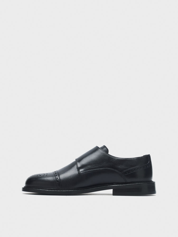 50257 ERKEK AYAKKABI LOAFER LACİVERT DERİ - 3