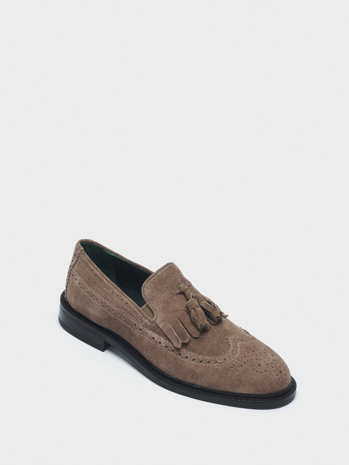 50258 ERKEK AYAKKABI VİZON SÜET - (1)