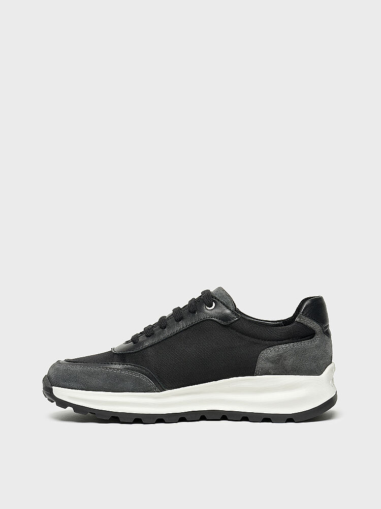 50263 ERKEK SNEAKER AYAKKABI ANTRASİT SÜET/SİYAH - 3